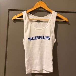Wallen Pillows White/Navy Tank Top